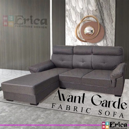 Avant Garde Fabric L Shape Fabric Sofa 