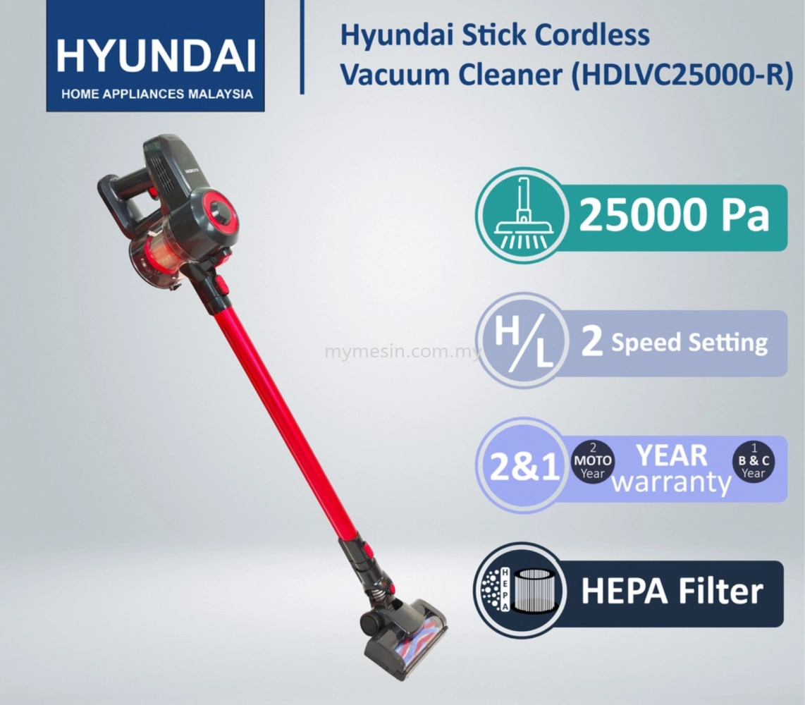 HYUNDAI HDLVC25000 Cordless Stick Vacuum Cleaner [Code: 10117 / 10118]