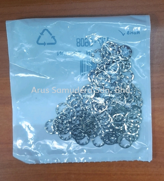 Shakeproof Washer A2 Stainless Steel - Metric M6 187-0608 FASTENERS / SPRINGS / FIXINGS /  HINGES / MECHANICAL TRANSMISSION Malaysia, Perak Supplier, Suppliers, Supply, Supplies | Arus Samudera Sdn Bhd