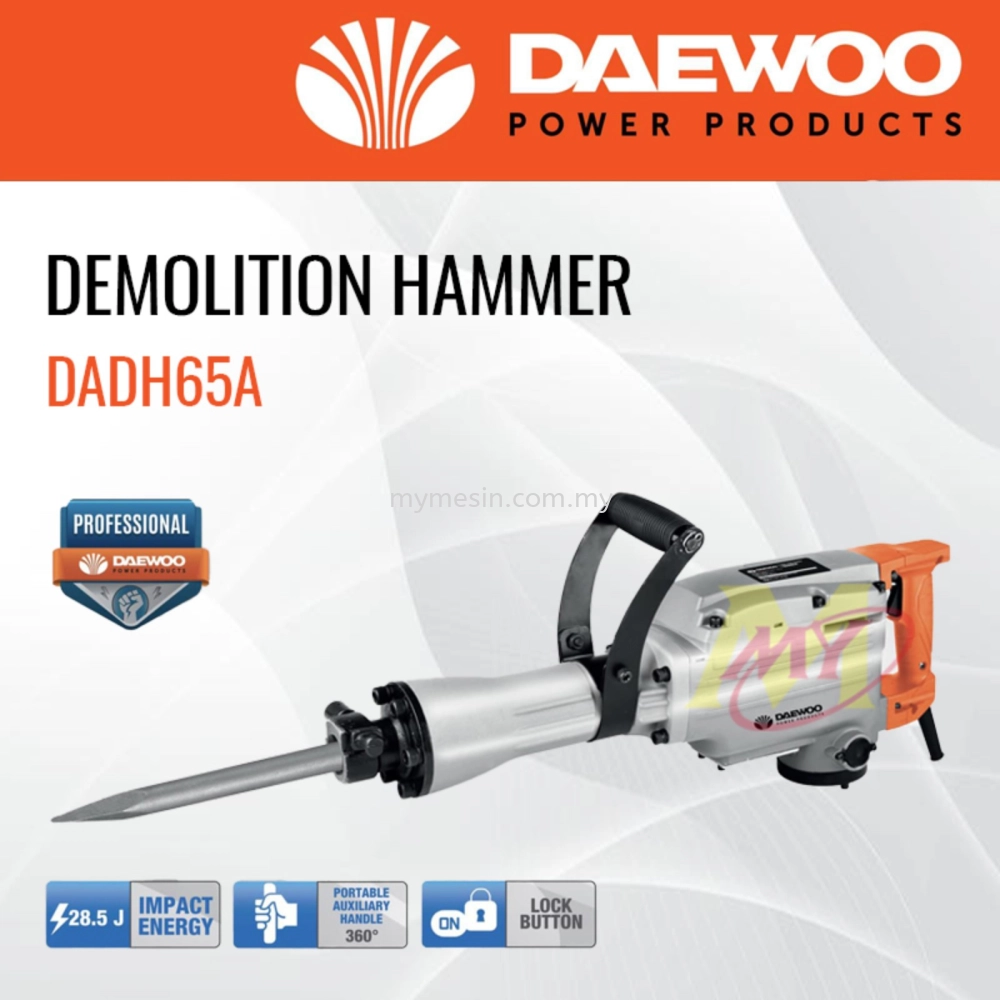 DAEWOO DADH65A Demolition Hammer 1700W [Code: 10153]