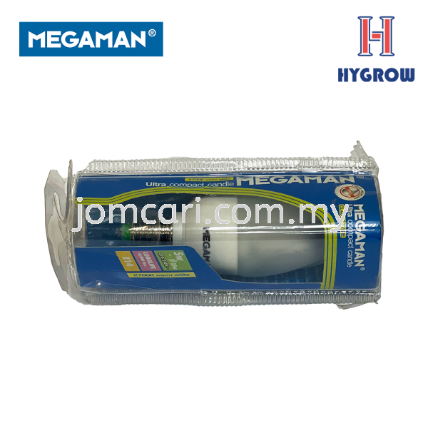 MEGAMAN Candle Light CL405CT/SE 5W 2700K E14 Lamp & Bulb Lighting Selangor, Malaysia, Kuala Lumpur (KL), Penang, Kajang, Ayer Itam Supplier, Suppliers, Supply, Supplies | Hygrow Sdn Bhd