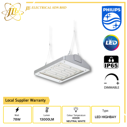 PHILIPS GENTLESPACE GEN2 BY470P 78W 13000LM IP65 4000K DIMMABLE LED HIGHBAY  (SMALL) PHILIPS LIGHTING PHILIPS HIGHBAY Kuala Lumpur (KL), Selangor,  Malaysia Supplier, Supply, Supplies, Distributor | JLL Electrical Sdn Bhd