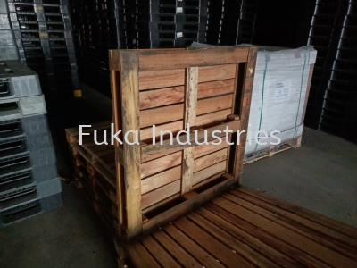 used wooden pallet