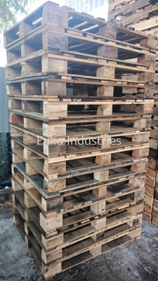 used wooden pallet