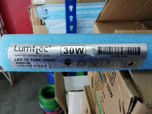 LUMITEC LED T8 TUBE 30W EXTRA BRIGHT SIRIM DAYLIGHT 