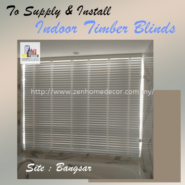 Indoor Timber Blinds Blinds Selangor, Malaysia, Kuala Lumpur (KL), Puchong, Shah Alam Supplier, Suppliers, Supply, Supplies | Zen Home Decor