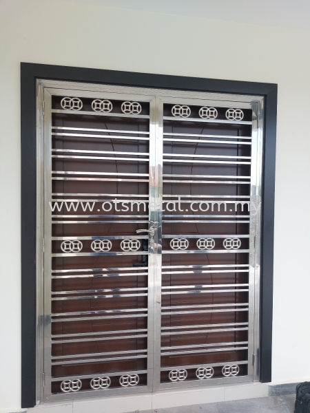 SSD053 Stainless Steel Door Johor Bahru (JB) Design, Supplier, Supply | OTS Metal Works