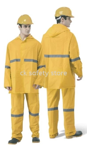 Heavy Duty Visibility Rainsuit with High Reflective Strip (ST-3620-Y)