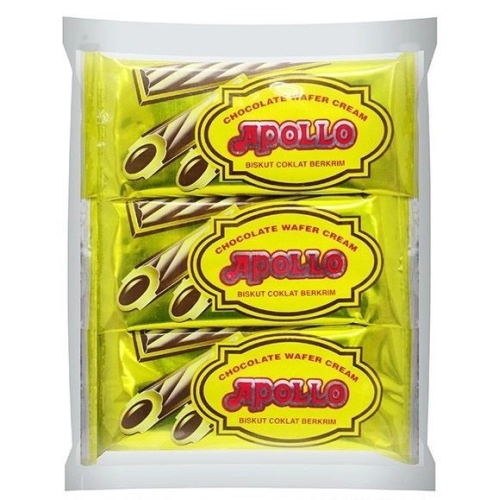 Apollo Chocolate Wafer Cream 12x11g