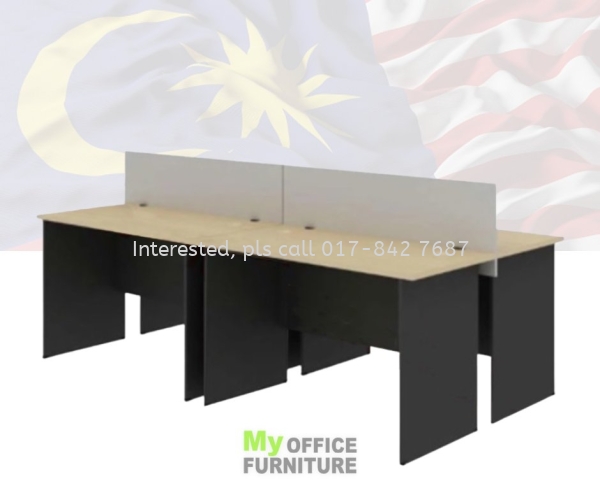 MY-VIVA (4' TABLE) CLUSTER OF 4 WORKSTATION (RM 850.00/SET) *Contact 017 842 7687* WORKSTATION CUBICLE *Contact 017 842 7687* Selangor, Malaysia, Kuala Lumpur (KL), Klang Supplier, Suppliers, Supply, Supplies | myofficefurniture.com.my