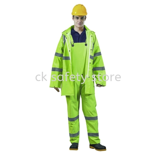 Hi-Visibility Green Rainsuit | RRS8001FG