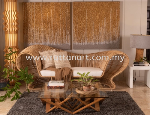 RATTAN SOFA (1-3 SEATER)