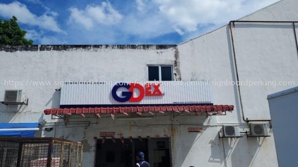 gdex aluminium trism base with 3d box up led frontlit lettering signage  3D ALUMINIUM CEILING TRIM CASING BOX UP SIGNBOARD Klang, Malaysia Supplier, Supply, Manufacturer | Great Sign Advertising (M) Sdn Bhd