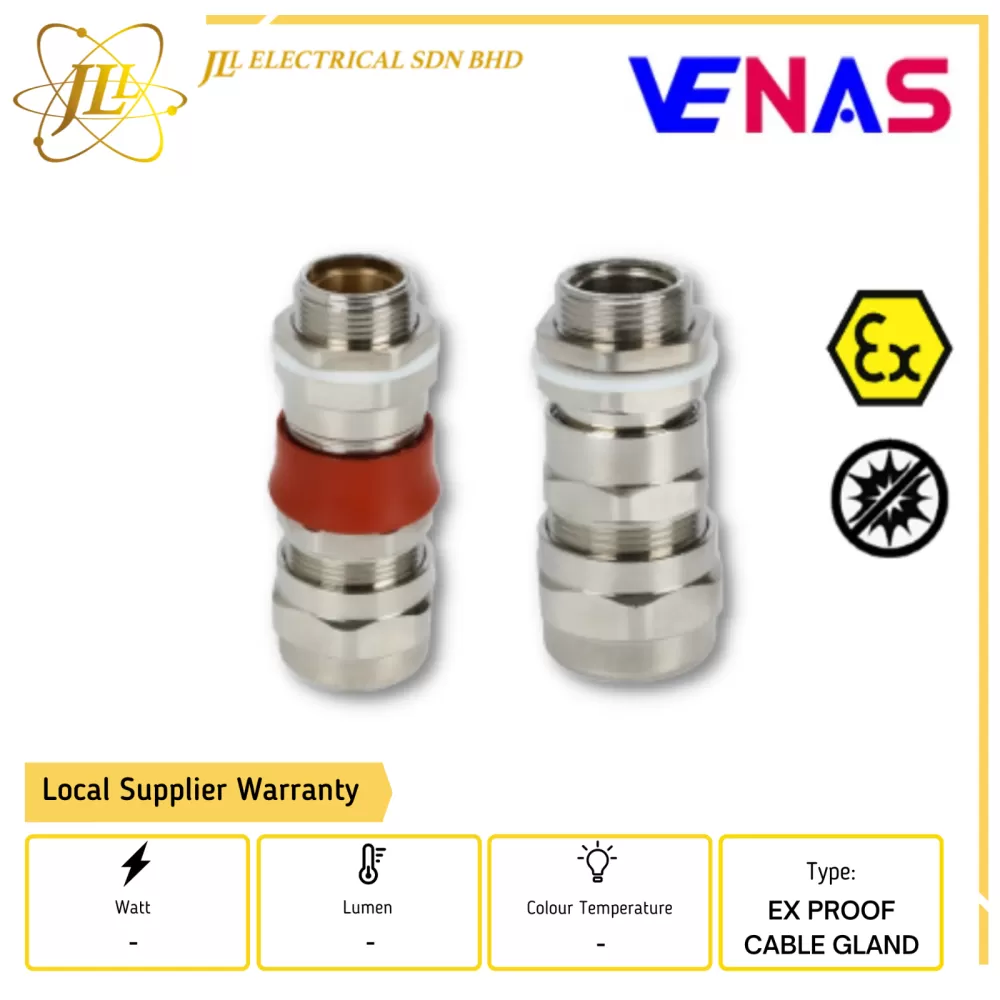 VENAS EX-QM03-C1K Ⅱ2 GD EX EB ⅡC GB/ EX DB ⅡC GB EXPLOSION PROOF CABLE GLAND