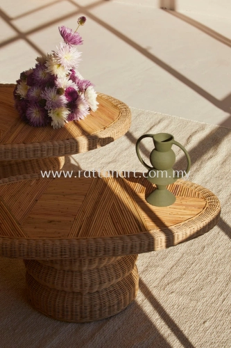 RATTAN COFFEE TABLE