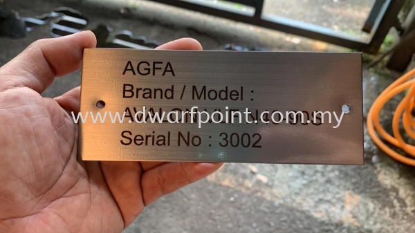 1-1.5mm Hairline stainless steel plate with etching or fiber mark engraved Engraved plague/ cnc engraved Pvc board Johor Bahru (JB), Malaysia, Mount Austin, Desa Jaya Supplier, Manufacturer, Supply, Supplies | Dwarf Point Sdn Bhd