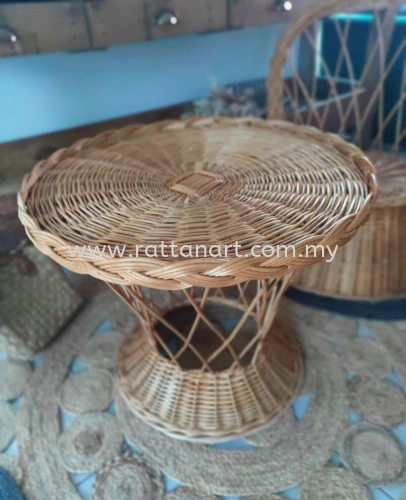 RATTAN COFFEE TABLE