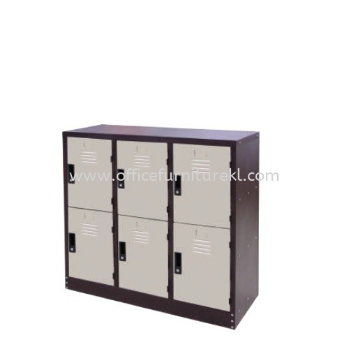 HALF HEIGHT 6 COMPARTMNET STEEL LOCKER - malaysia | kl pj | selangor