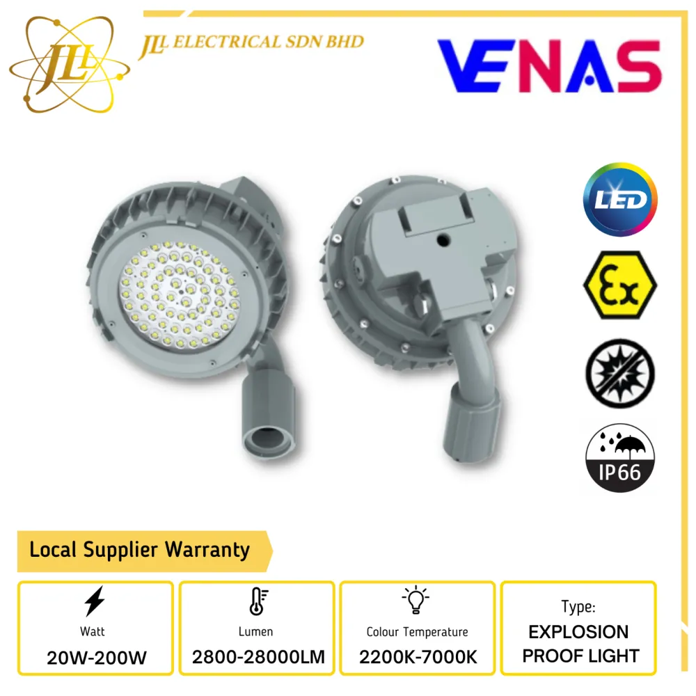 VENAS S SERIES 20W-200W AC100-277V IP66 LED EXPLOSION PROOF HIGHBAY [S1/S2]