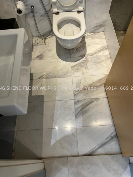 Marble Polish @ Site: Mont Kiara  Refurbishment - polish Terrazzo /Marble Flooring Polished Selangor, Malaysia, Kuala Lumpur (KL), Petaling Jaya (PJ) Supplier, Suppliers, Supply, Supplies | Hong Sheng Floor Works