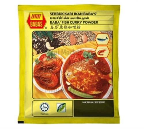 BABAS SERBUK KARI IKAN & UDANG 250GM