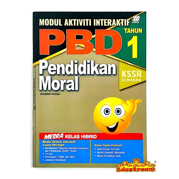 Modul Interaktif Pendidikan Moral Tahun 1 Sasbadi SK Books Johor Bahru (JB), Malaysia Supplier, Suppliers, Supply, Supplies | Edustream Sdn Bhd