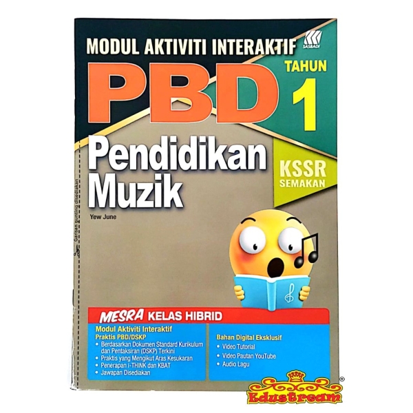 Modul Interaktif Pendidikan Muzik Tahun 1 Sasbadi SK Books Johor Bahru (JB), Malaysia Supplier, Suppliers, Supply, Supplies | Edustream Sdn Bhd