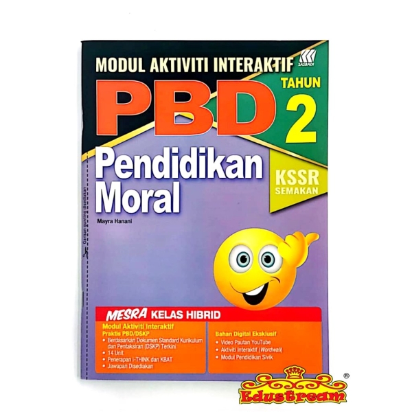 Modul Interaktif Pendidikan Moral Tahun 2 Sasbadi SK Books Johor Bahru (JB), Malaysia Supplier, Suppliers, Supply, Supplies | Edustream Sdn Bhd