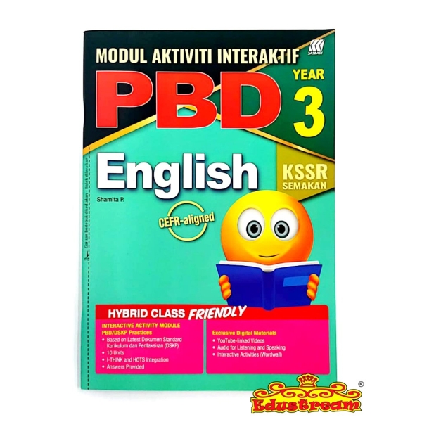 Modul Interaktif English Tahun 3 Sasbadi SK Books Johor Bahru (JB), Malaysia Supplier, Suppliers, Supply, Supplies | Edustream Sdn Bhd