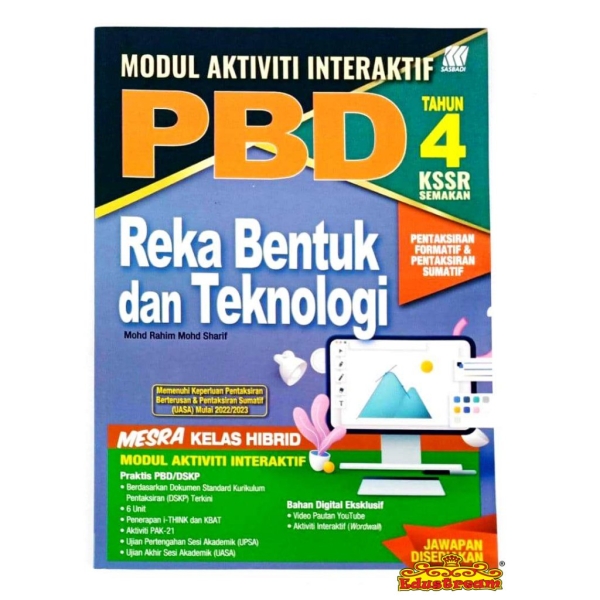 Modul Interaktif Reka Bentuk Dan Teknologi Tahun 4 Sasbadi SK Books Johor Bahru (JB), Malaysia Supplier, Suppliers, Supply, Supplies | Edustream Sdn Bhd