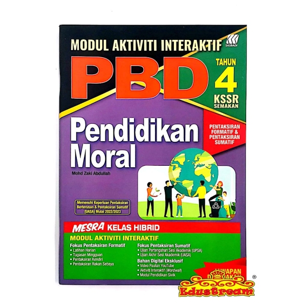 Modul Interaktif Pendidikan Moral Tahun 4 Sasbadi SK Books Johor Bahru (JB), Malaysia Supplier, Suppliers, Supply, Supplies | Edustream Sdn Bhd