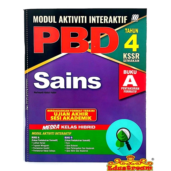  Modul Interaktif Uasa Sains Tahun 4 Sasbadi SK Books Johor Bahru (JB), Malaysia Supplier, Suppliers, Supply, Supplies | Edustream Sdn Bhd