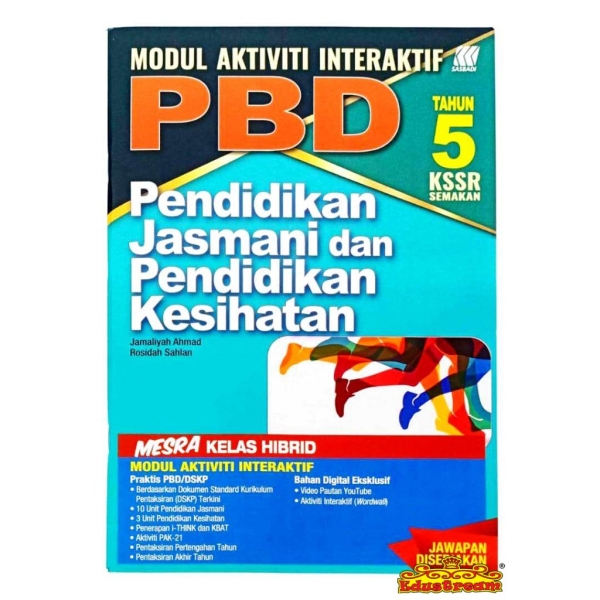 Modul Interaktif Pendidikan Jasmani dan Pendidikan Kesihatan Tahun 5 Sasbadi SK Books Johor Bahru (JB), Malaysia Supplier, Suppliers, Supply, Supplies | Edustream Sdn Bhd