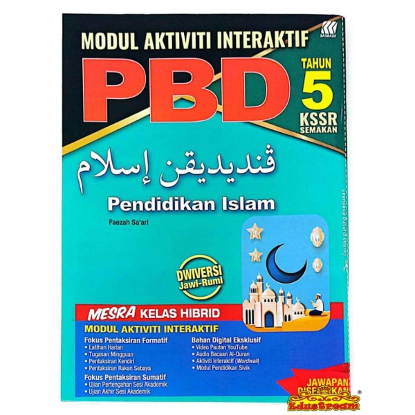 Modul Interaktif Pendidikan Islam Tahun 5 Sasbadi SK Books Johor Bahru (JB), Malaysia Supplier, Suppliers, Supply, Supplies | Edustream Sdn Bhd