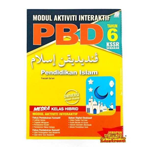 Modul Interaktif Pendidikan Islam Tahun 6 Sasbadi SK Books Johor Bahru (JB), Malaysia Supplier, Suppliers, Supply, Supplies | Edustream Sdn Bhd