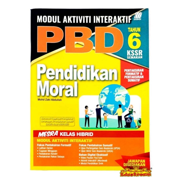 Modul Interaktif Pendidikan Moral Tahun 6 Sasbadi SK Books Johor Bahru (JB), Malaysia Supplier, Suppliers, Supply, Supplies | Edustream Sdn Bhd