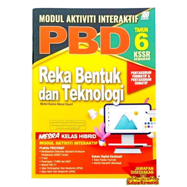 Modul Interaktif Reka Bentuk dan Teknologi Tahun 6 Sasbadi SK Books Johor Bahru (JB), Malaysia Supplier, Suppliers, Supply, Supplies | Edustream Sdn Bhd