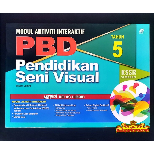 Modul Aktiviti Interaktif Pendidikan Seni Visual Y5 Sasbadi SK Books Johor Bahru (JB), Malaysia Supplier, Suppliers, Supply, Supplies | Edustream Sdn Bhd