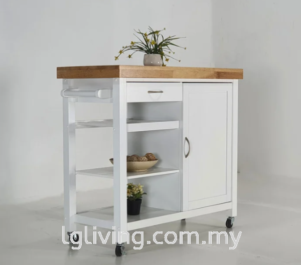 DENVER KITCHEN CART (RT185-OCC) KITCHEN CART DINING ROOM Penang, Malaysia Supplier, Suppliers, Supply, Supplies | LG FURNISHING SDN. BHD.