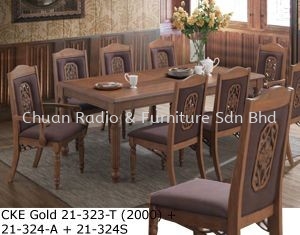 8 Seat Wood Craft Dining Set