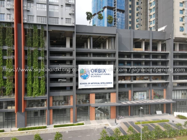 orbix international school 3d box up led frontlit lettering signage signboard at Kuala Lumpur  3D LED SIGNAGE Kuala Lumpur (KL), Malaysia Supplies, Manufacturer, Design | Great Sign Advertising (M) Sdn Bhd