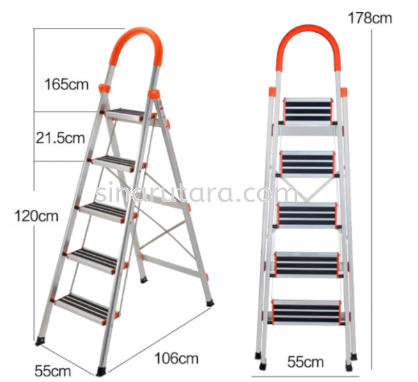 HL-JY10245 5 LADDER HOME & LIVING   Supplier, Suppliers, Supply, Supplies | TH Sinar Utara Trading