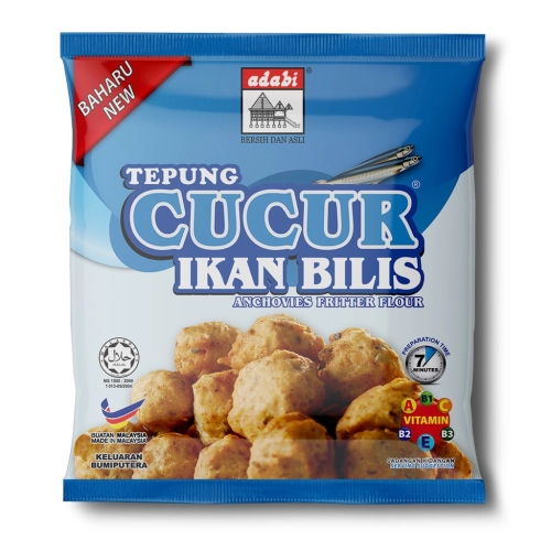 Adabi Tepung Cucur Ikan Bilis 200g