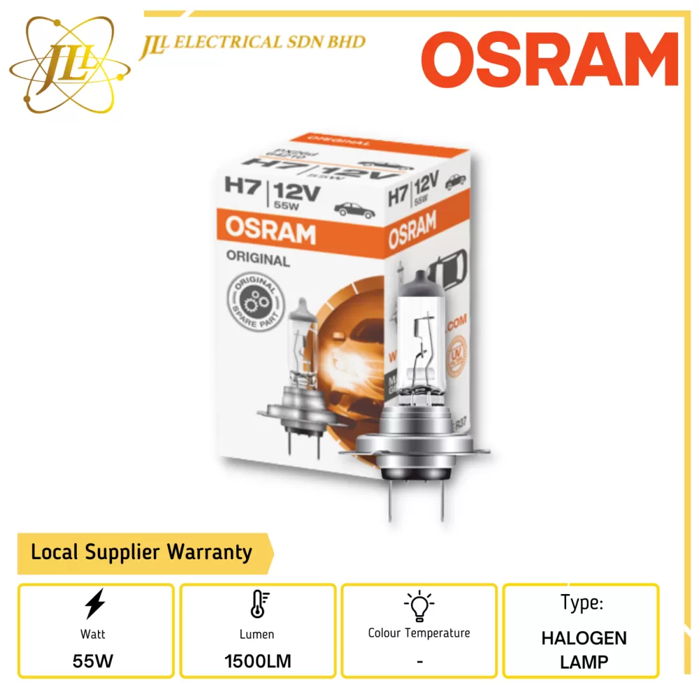 OSRAM 64210 ORIGINAL LINE H7 24V 70W HALOGEN HEADLIGHT LAMP