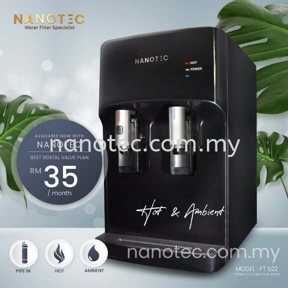 NanoTec Rental Package of Water Dispenser Model: FT-522 RM35/month Rental of Water Dispenser Selangor, Malaysia, Kuala Lumpur (KL), Puchong Supplier, Suppliers, Supply, Supplies | Nano Alkaline Specialist