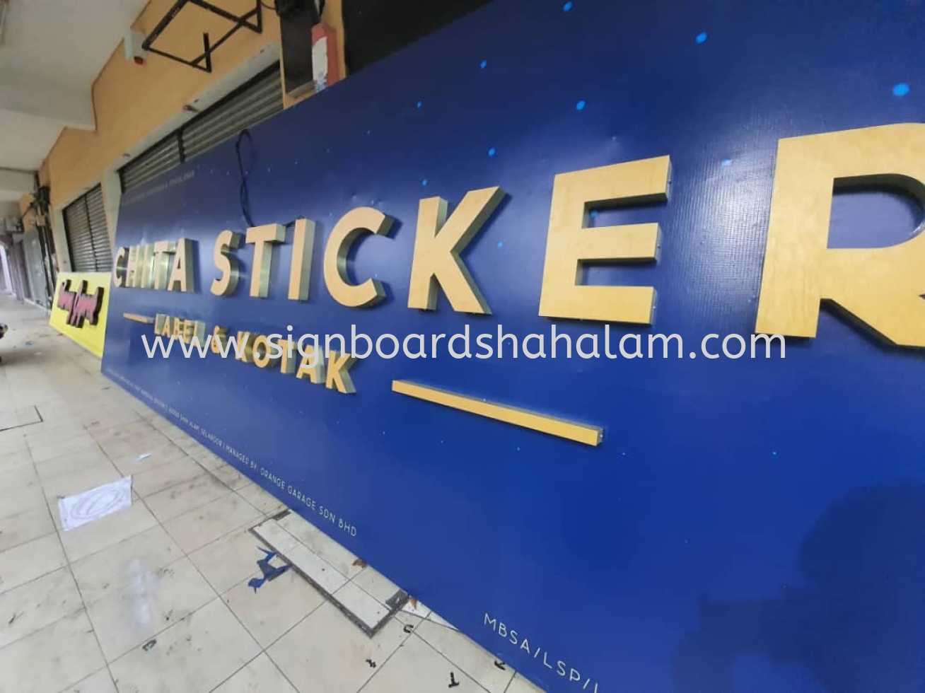 CHITA STICKER BILLBOARD 3D LED FRONTLIT SIGNAGE Billboard 3D Frontlit ...