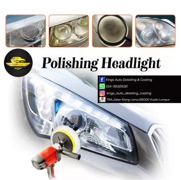 Car Polishing Headlight