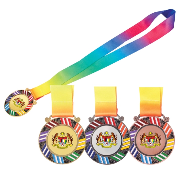 MD 1004 Metal Hanging Medal Hanging Medal Medals & Trophies Malaysia, Melaka, Selangor, Kuala Lumpur (KL), Johor Bahru (JB), Singapore Supplier, Manufacturer, Wholesaler, Supply | ALLAN D'LIOUS MARKETING (MALAYSIA) SDN. BHD. 