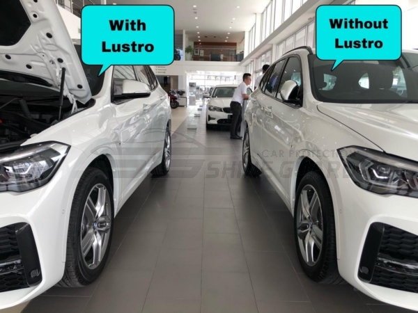 Comparison with Lustro and Without Lustro Lustro PPS Exterior Car Coating Penang, Malaysia, Bukit Mertajam, Prai Service, Specialist, Centre | SHINE GUARD CAR PROTECTION (M) SDN. BHD.