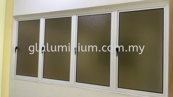 Casement window 4 panel @Green Residence, Cheras  casement window 4 panel Aluminium Casement Windows  Selangor, Malaysia, Kuala Lumpur (KL), Cheras Supplier, Installation, Supply, Supplies | GL GLASS & ALUMINIUM TRADING